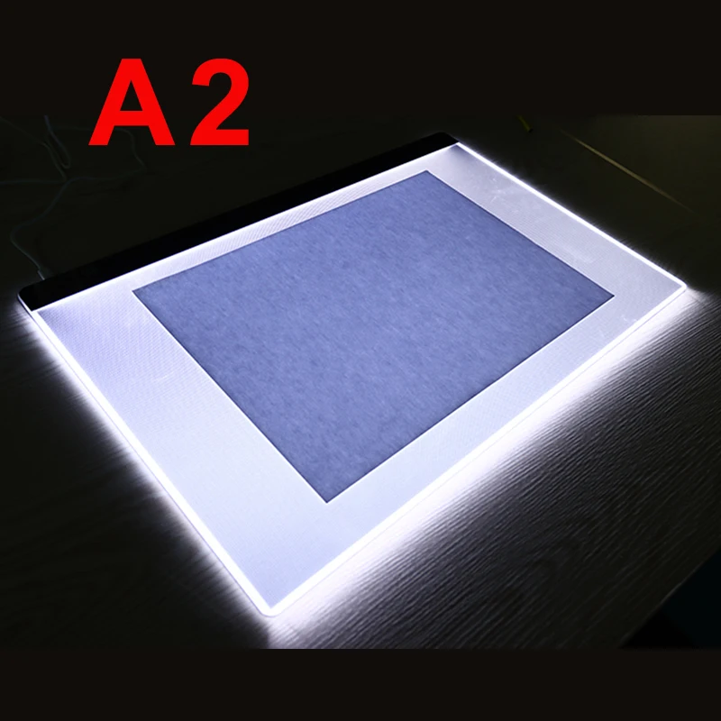 60*40cm)A2 Drawing board LED Digital Graphics Light Pad Box