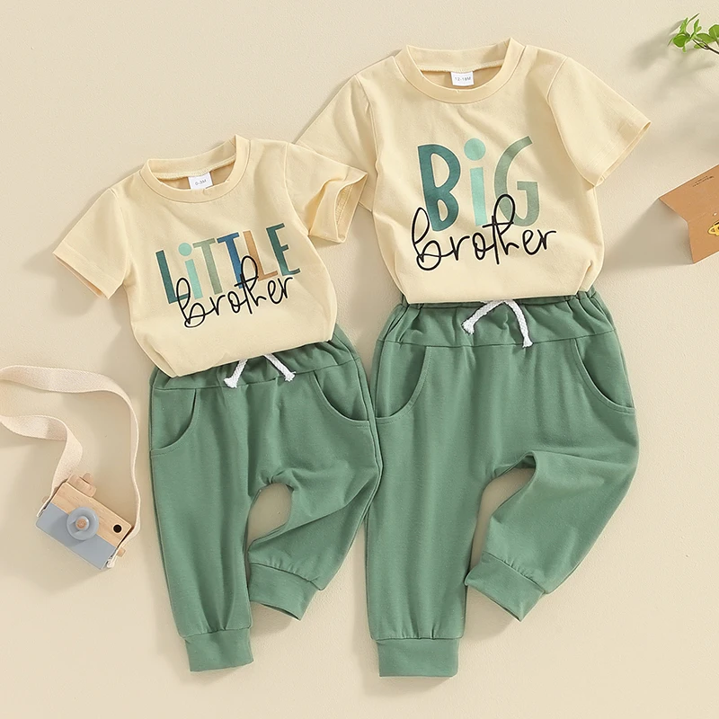 Baby Boys Brother T-Shirt & Pants Set 1