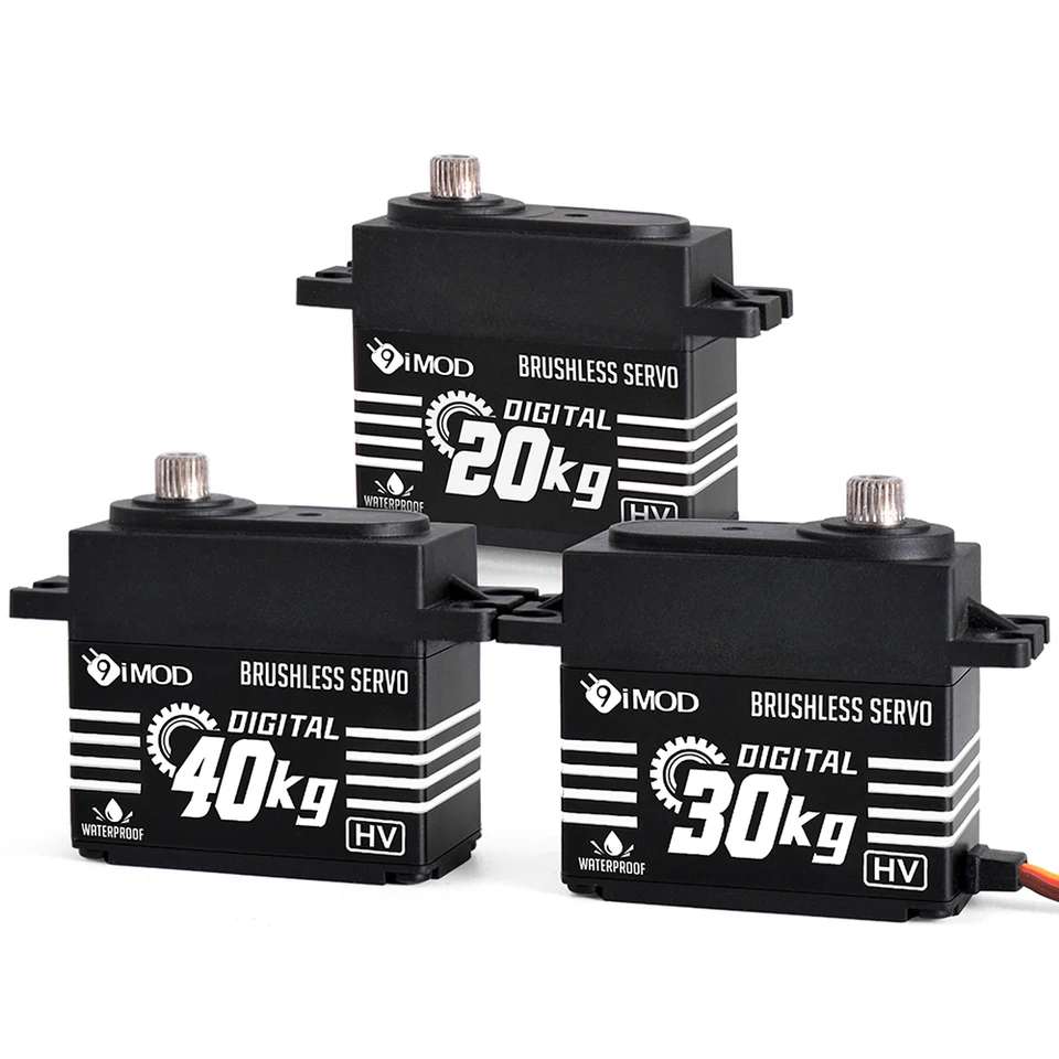 Servo Brushless 9imod 51kg In Metallo – Impermeabile HV Per RC Car 1:8 1:10 – Crawler E Buggy