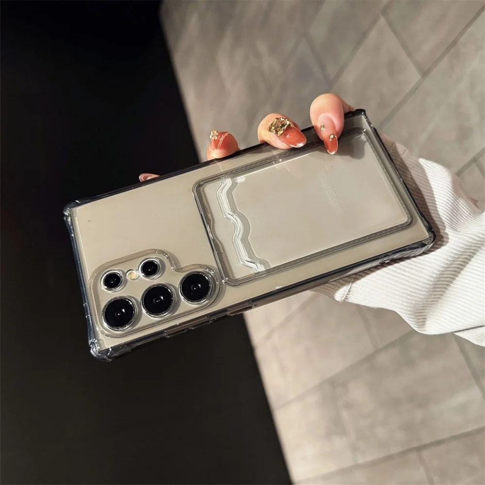 Advanced Clear Card Holder Phone Case - Premium Protective Cover