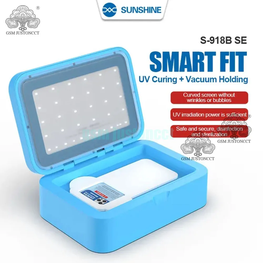 SUNSHINES918BSEUVCuringVacuumLaminatingMachineForHydrogel