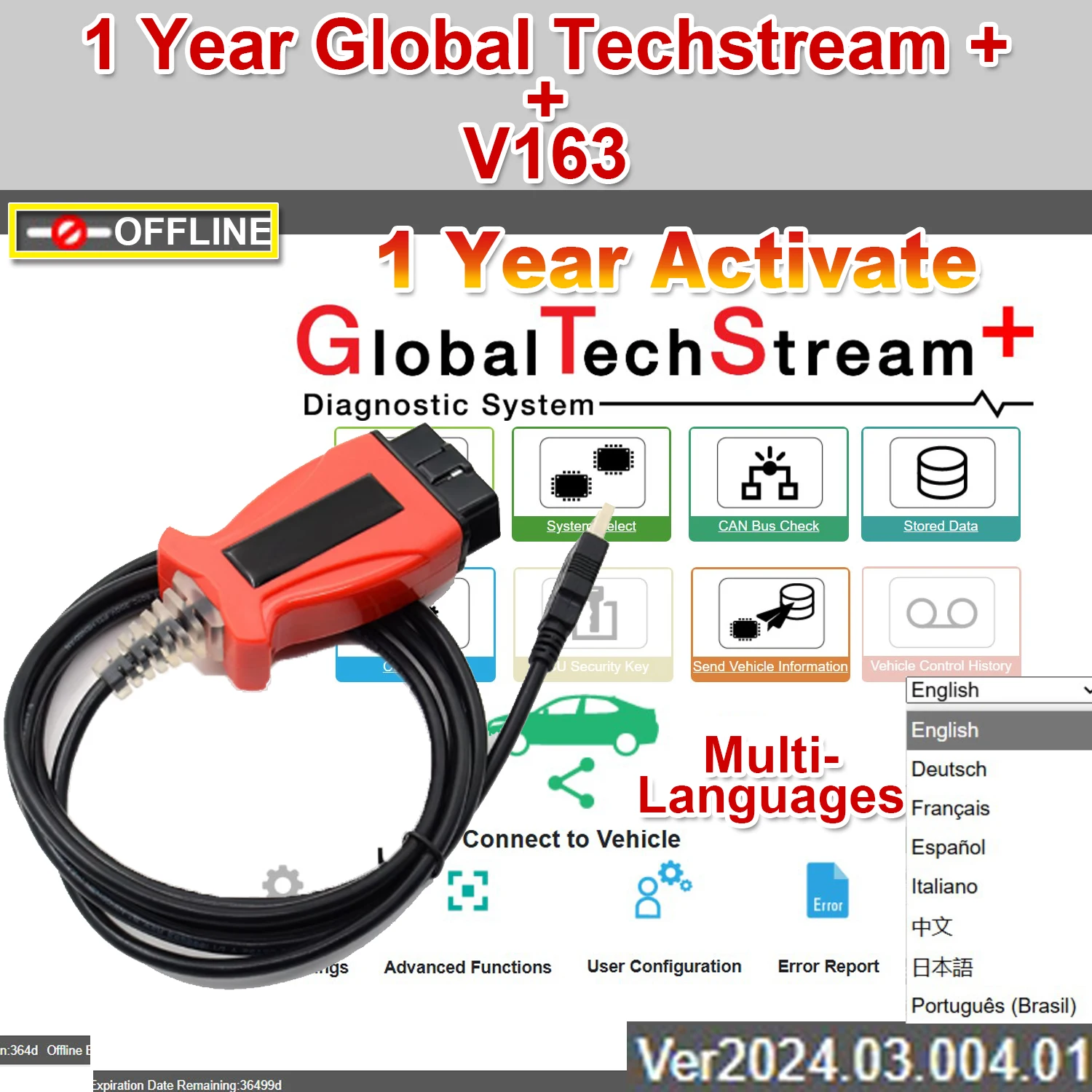 GTS+ グローバルテックストリーム+ V2025.04.001 トヨタ/レクサス用1