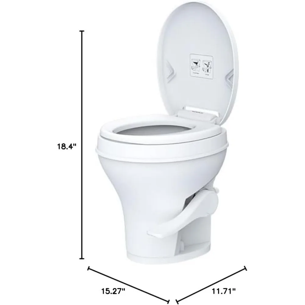 Toilet - Standard Height, Gravity Flush, Foot Pedal, Soft Close Lid with Sprayer Attachment, toliet 5