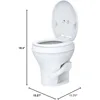 Toilet - Standard Height, Gravity Flush, Foot Pedal, Soft Close Lid with Sprayer Attachment, toliet 5