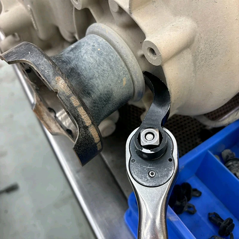 Upgrade Pry Bar Wrench Adaptor Head Horn Type Half Shaft Removal Tool Crowbar Adapter Head Tool 1/2" Drive Removal Car Repairing