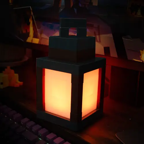 Pixel Style Night Light Portable Lantern Tabletop Ornament 16 Colors Lantern DIY Interior Decoration Festival Atmosphere Light - Image 6