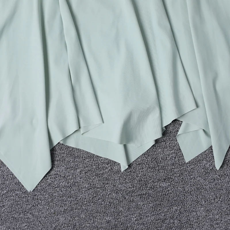 Women Hip Covering Tennis Skirt One Piece Ballet Skirt Pleated Workout Yoga