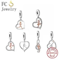 Fit Original Pan Charms Bracelet 925 Silver Ballerina Ballet Girl Dance Be Strong and Be Yourself Bead For Making Women Berloque 1