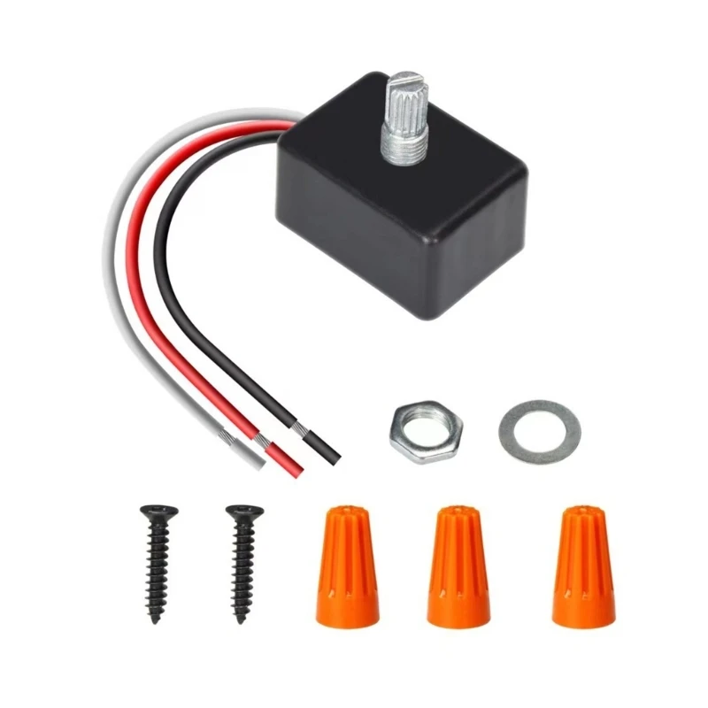 Black Aluminum 12V High-side PWM Dimmer Switch W/ Blue Backlight For LED Strip Light, Halogen, Incandescent - View #7
