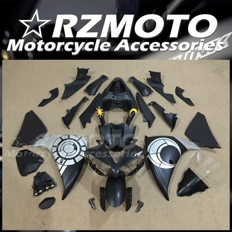 

4Gifts New ABS Motorcycle Whole Fairings Kit Fit for YAMAHA YZF - R1 2012 2013 2014 12 13 14 Bodywork Set cool Matte