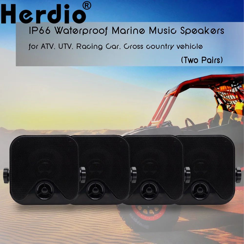 Herdio Marine wasserdicht Stereo Bluetooth Audio Schiff bin FM