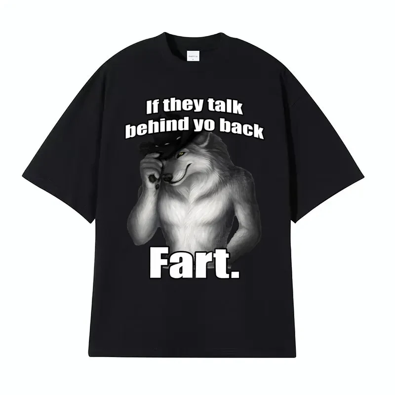 Funny Meme Emo T-shirt t shirts for Men's Harajuku Retro Oversized Cotton