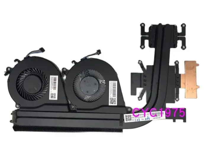 

MLLSE STOCK HEATSINK CPU + GPU охлаждающий вентилятор для HP 15-DP, система охлаждения радиатора, телефон, быстрая доставка