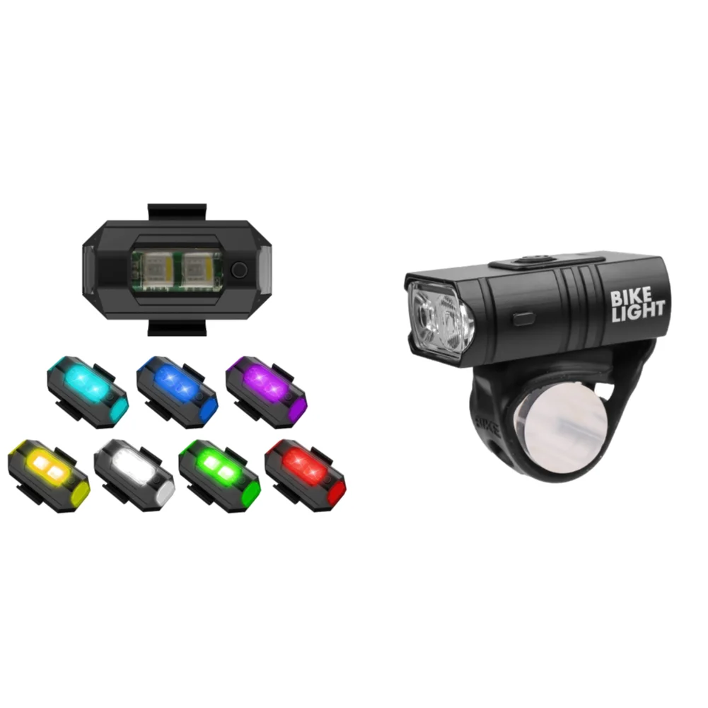 Lampe De Poche LED Aste USB Pour Vélo, Éclairage Avant De