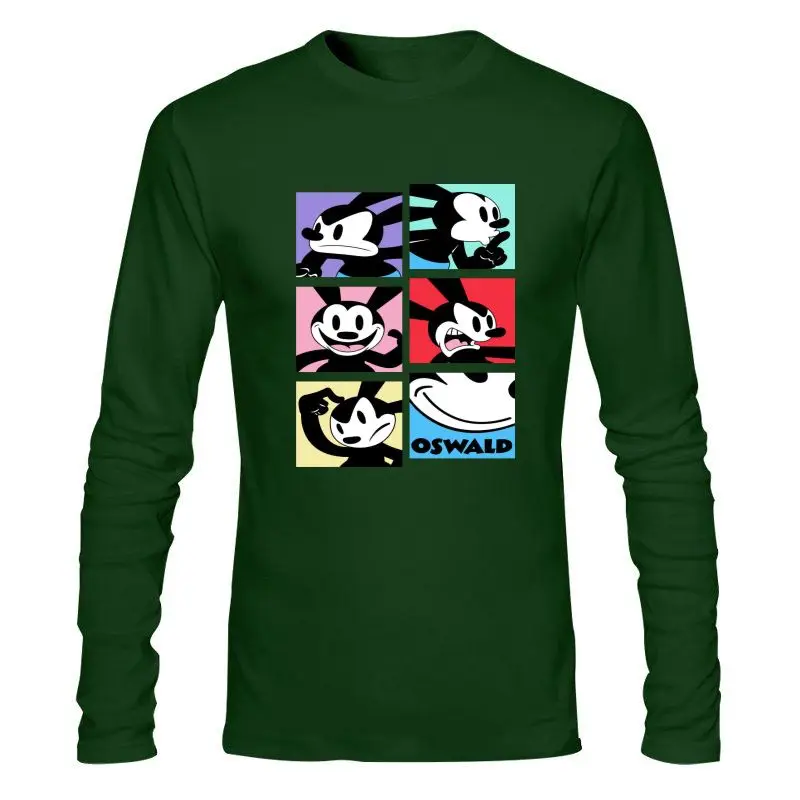Man Clothing Men T-Shirt Oswald The Lucky Rabbit Expressions Tshirt Women T Shirt |