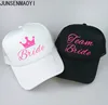 Personalized designer Team Bride and Bride Snapback Baseball Hats Print truckers Bachelorette Party Hat Women Adjustable Caps 1