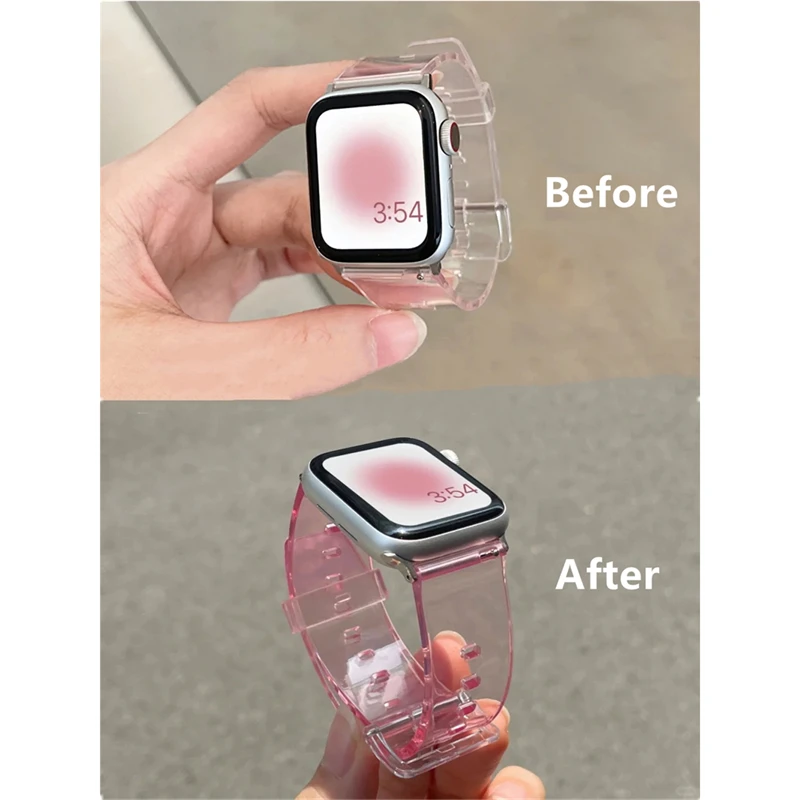 UnderSunlightDiscoloredClearWatchStrapForAppleWatch97876