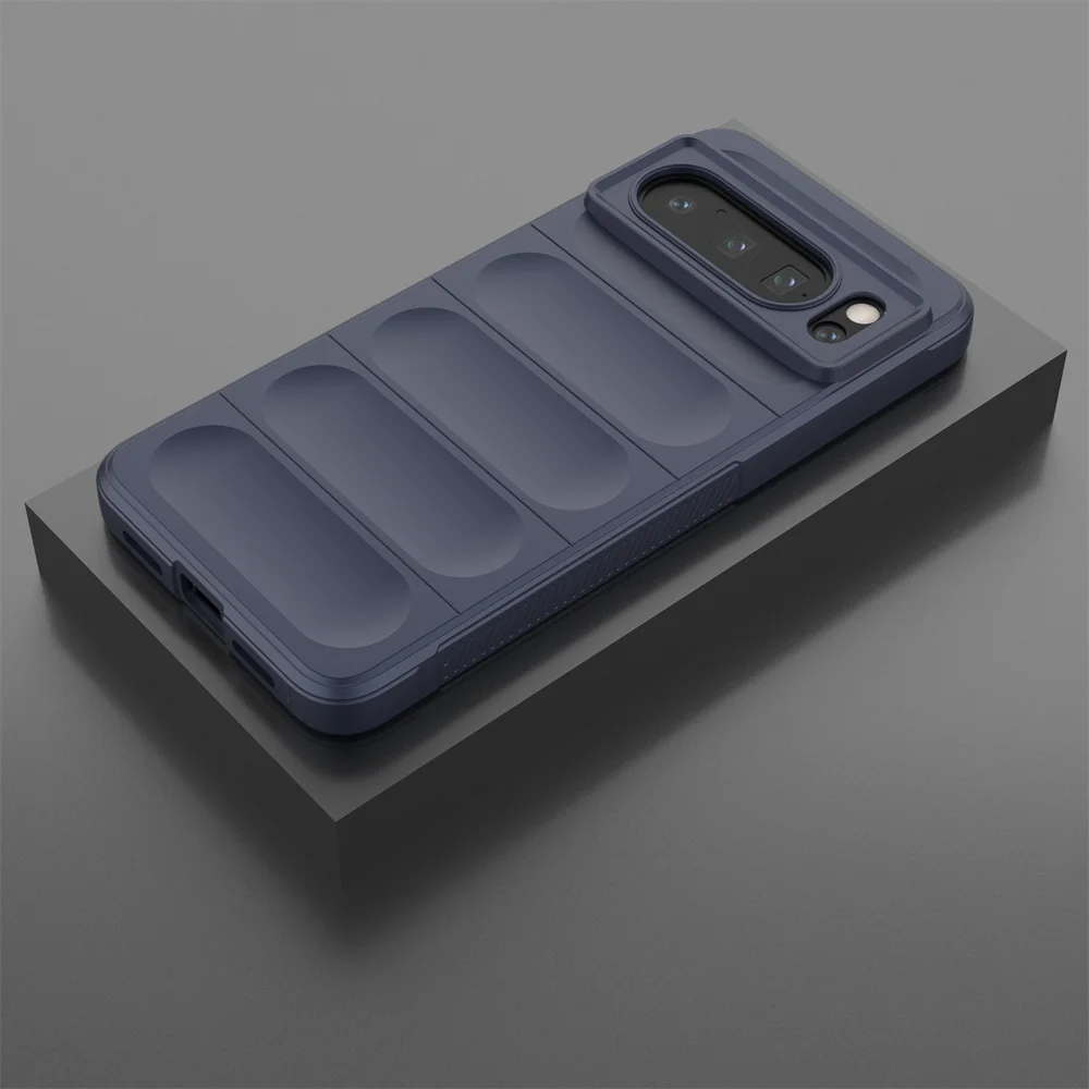 Shockproof Liquid Silicone Soft Back Cover - Armor Edition
