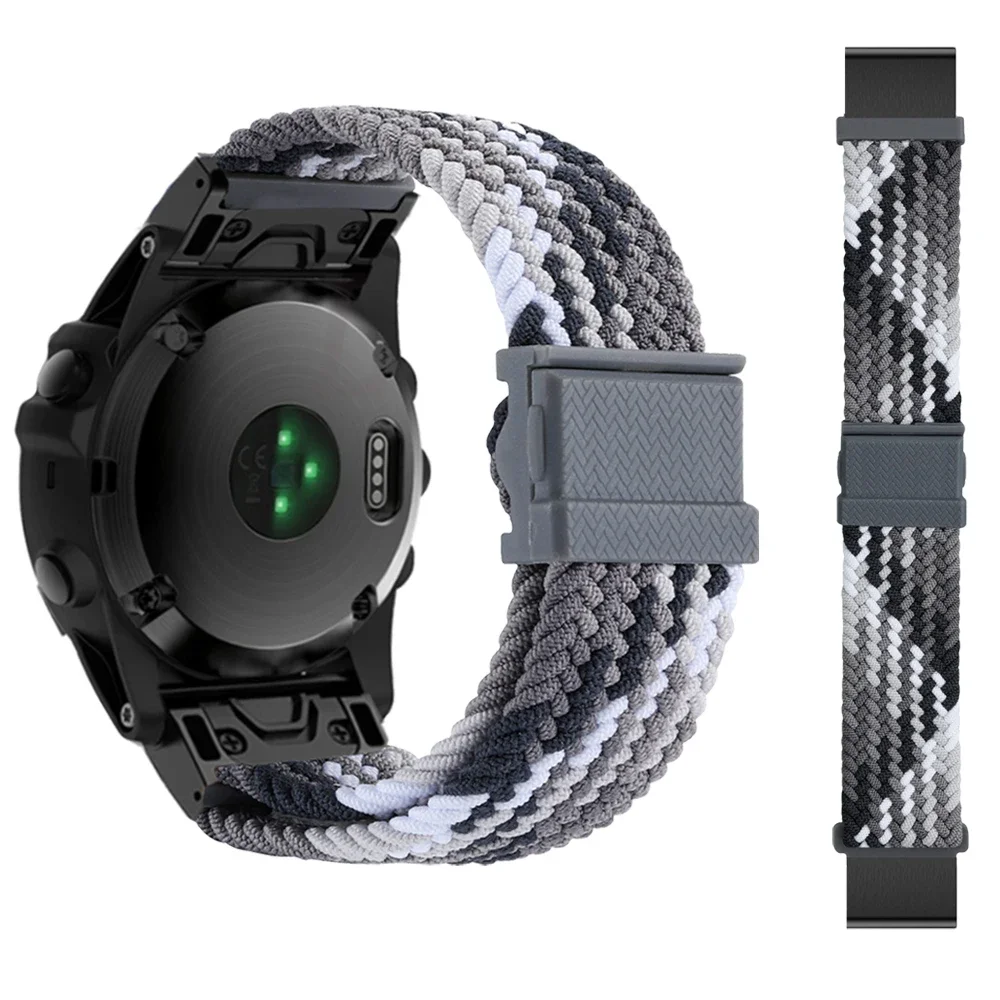 Braided Nylon Quickfit Strap - Magnetic Smartwatch Bracelet, 22 26mm