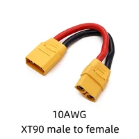 XT90 model airplane plug connector lithium battery charging XT90H high current banana plug XT90S cable 10AWG 4