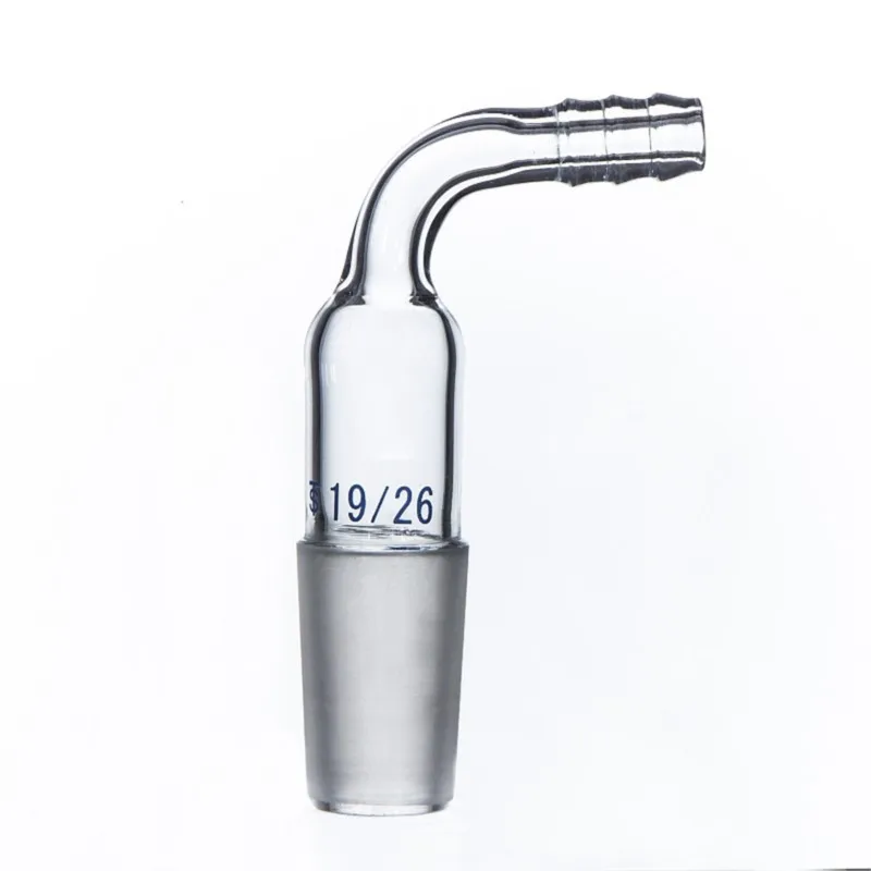 1pcs 14/19/24/29 glass bent Adapter /mouth/Stopper exhaust connection lab glassware Outer diameter 10mm Inner hole 4mm lab glass supplies,lab glass adapter,lab bottle stopper