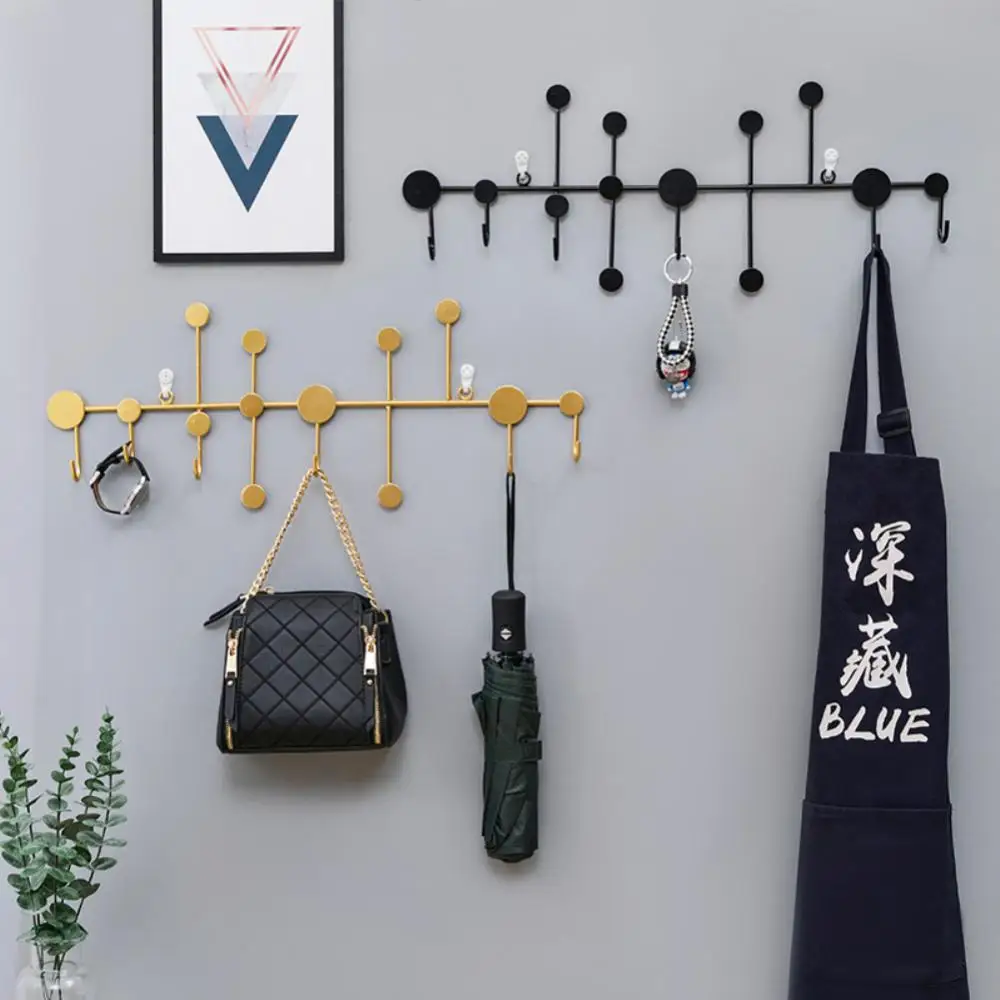 Luxury Fitting Room Coat Hooks For Wall Nordic Style Door Key Hat Hanger Rack Storage Iron Wall Hanging Hook Home Entrance Decor 3