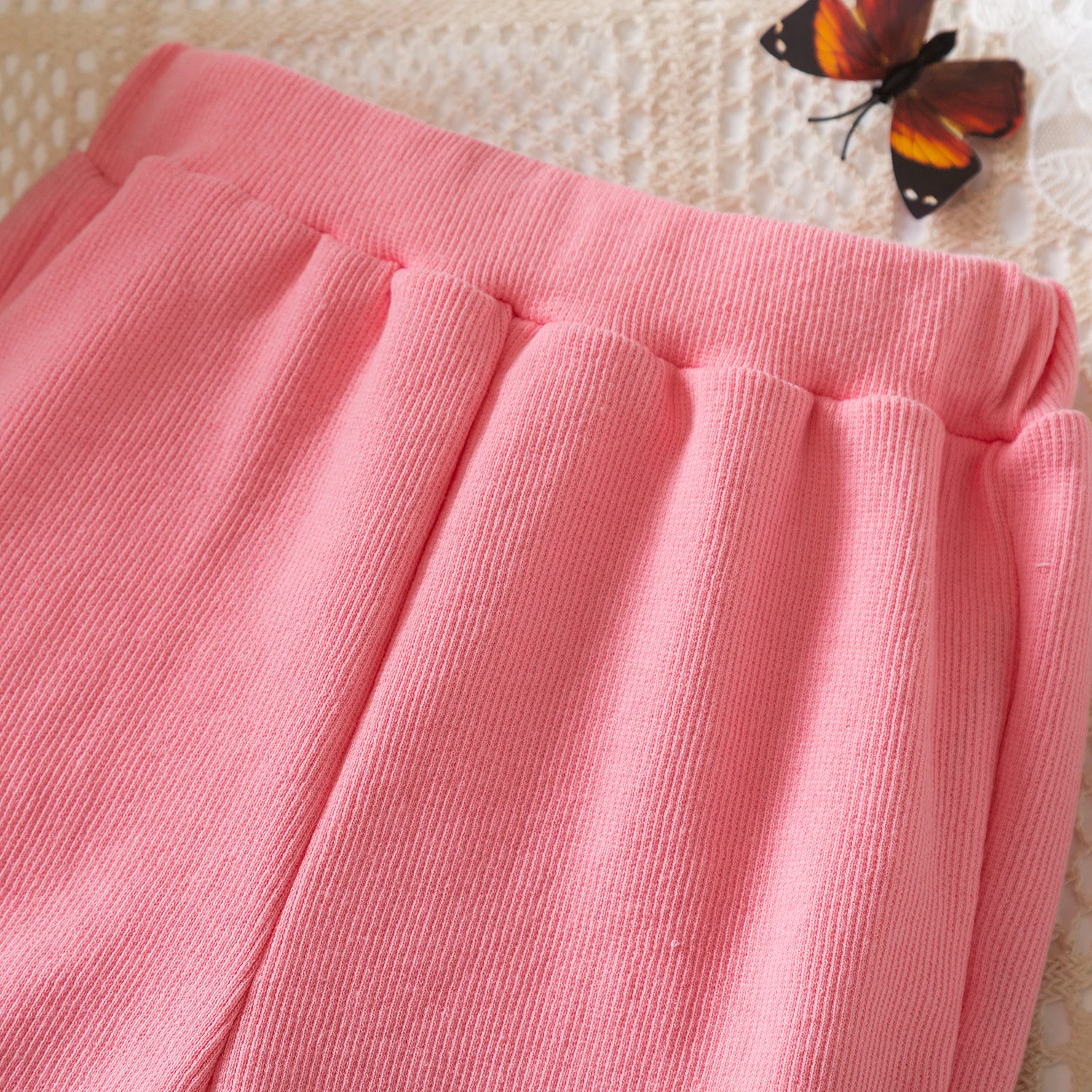 Children overalls pants Kids outfits Baby Flared Pants Girls' Autumn Winter Solid Color Casual Slim Stretch Trousers