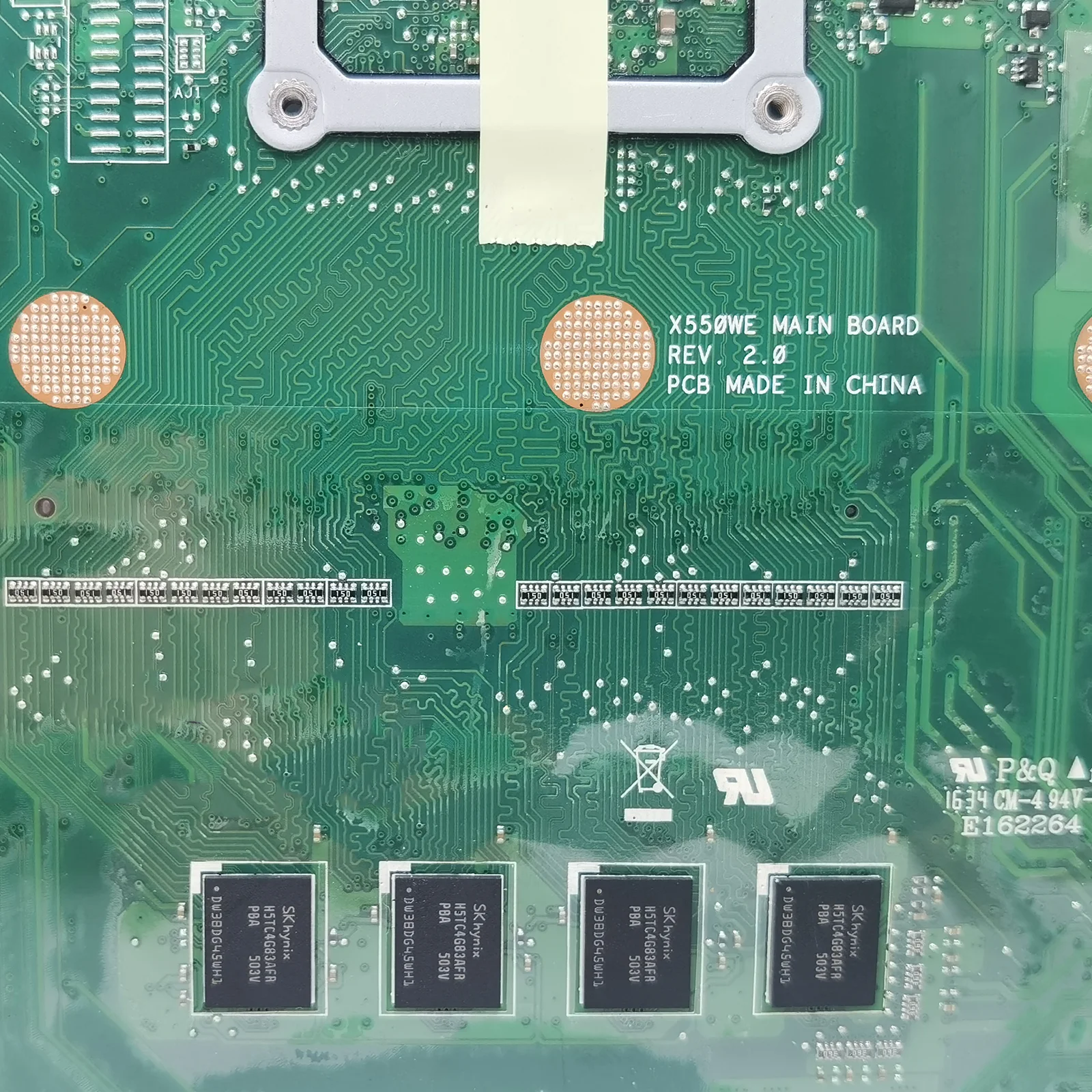 Kefu-placa-mãe Portátil para Asus Mainboard para Asus X550w X550wa X552w X550e D552e X550ea e1 e2 a4 Ram M2gb 4gb pm Uma - Imagem 6