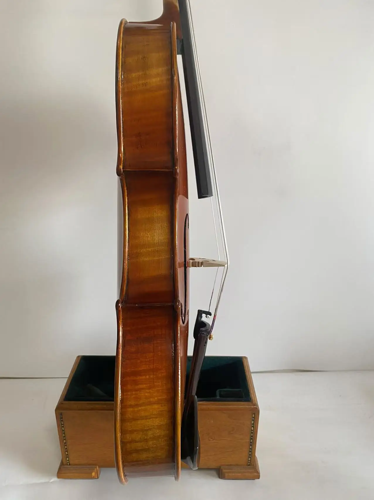 16 Inch Viola Ornati model Solid flamed maple back 4176