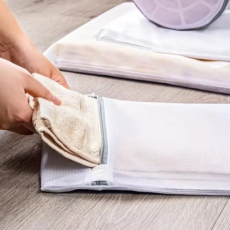 Laundry Bag Mesh Zipper for Washing Machine Underwear Bra 1/3/5/10PCS