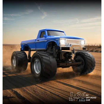 1/36 4WD RC Crawler Remote Control Crawler Off-Road Vehicle Lights 2.4Ghz Toy Model Birthday Gifts 1