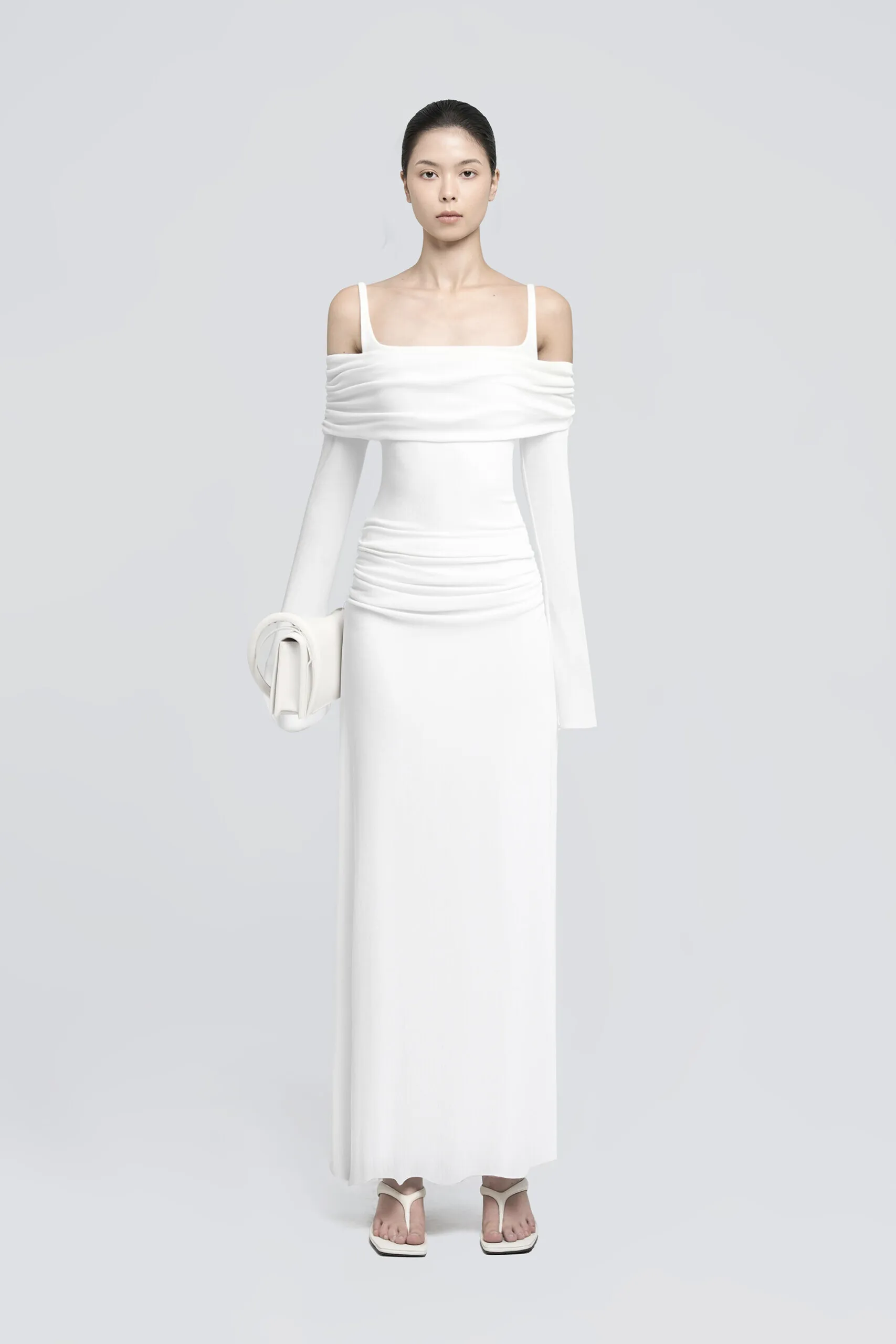 Elegant Long Sleeved Bodycon Party Evening Dress For Women Double Layered Tight Female Vestido Autumn New Clothing