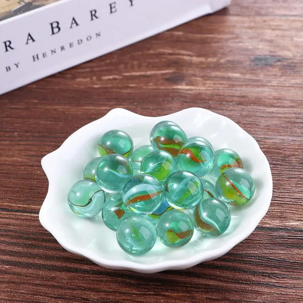 Fish Tank Decor Ball  Glass Beads Children Pinball Machine Home Decor Glass Ball Glass Marbles Machine Beads Bouncing Ball