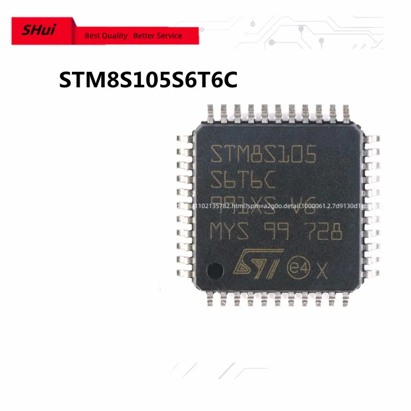 

5PCS/50PCSlot STM8S105S6T6 STM8S105 STM8S105S6T6C STM8S105S6T6C 105S6 105S6 QFP-48 NEW AND ORIGIANL In Stock