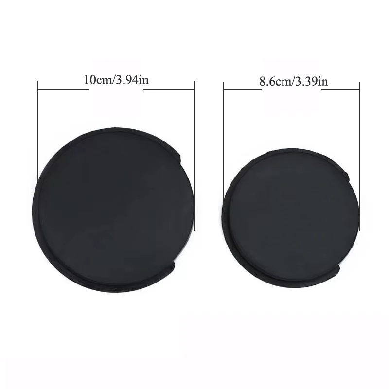 Black Silica Gel Muffler Lid Cover For Guitarist Anti-howling Dust-proof Mute For 38-39 41-42 Inch Acoustic Guitar Sound Hole