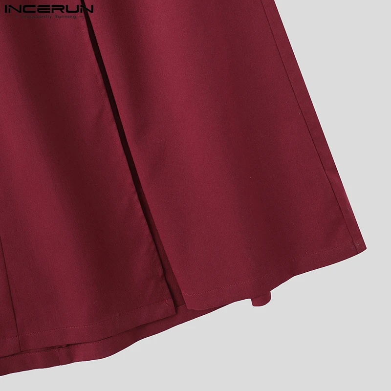 American Style Split Pleated Half Body Skirt