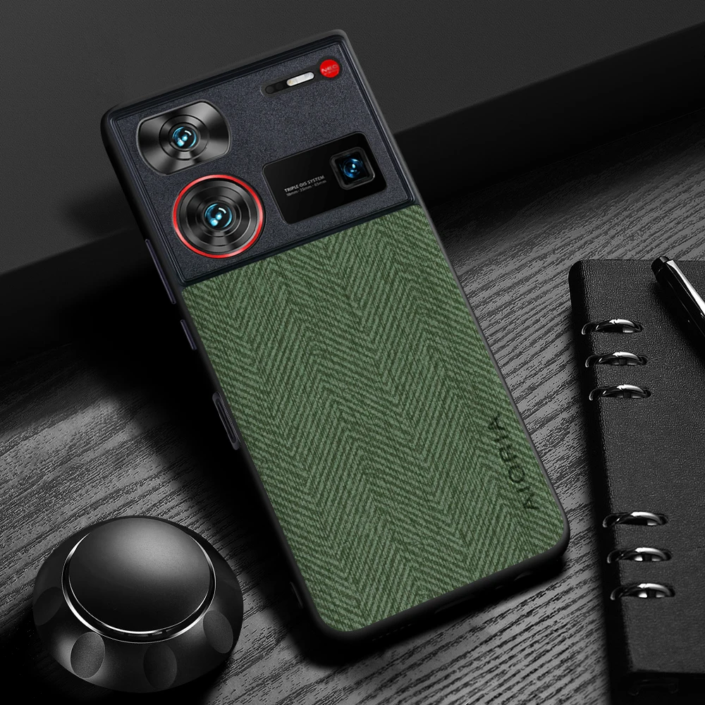Elegant Leather Wood Grain Cover - Simple, Lightweight, and Durable Case