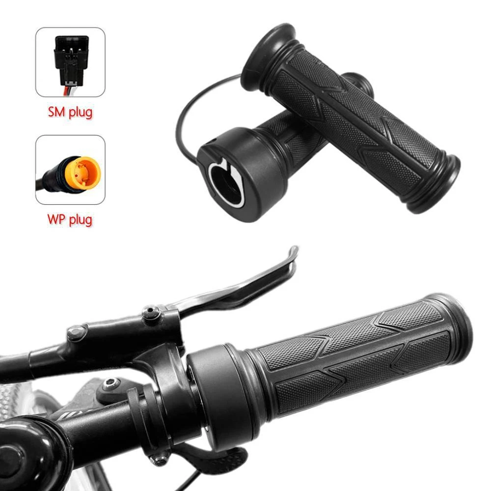 전기 자전거 Wuxing 스로틀 풀 트위스트 스로틀, 전기 자전거 가속기, 사이클링 자전거 액세서리, 192X, 24V-72V 