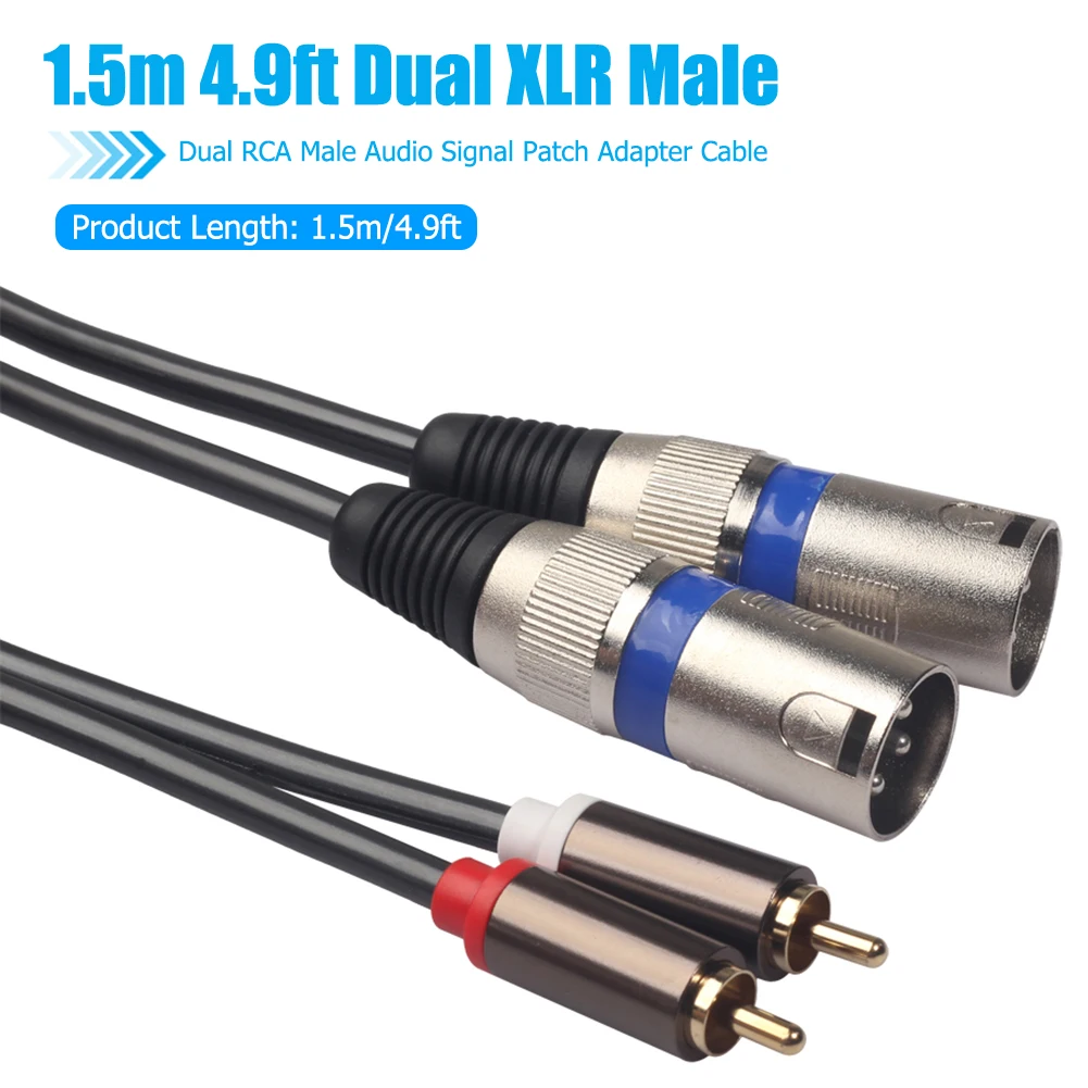  XLR -RCA  ̺, 2 XLR-2 RCA ÷ ,  ͽټ ̾