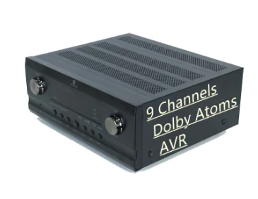 1500 Watts 8 Ohm Surround Sound Amplifier Home Cinema Dolby Atmos 7 Receiver Music System Hi-fi Av