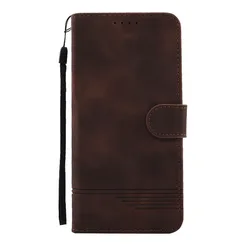 Leather Wallet Flip Case - Elegant and Durable Design for A73 5G (Brown)