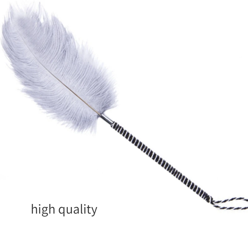 Flirting Clitoris Tickle Feather Erotic Whip And Nipple Teaser_voghion.com