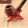 1Pcs Plastic Smoking Pipe Holder Rack Portable Foldable Tobacco Pipe Display Stand Smoking Accessories Tool 2