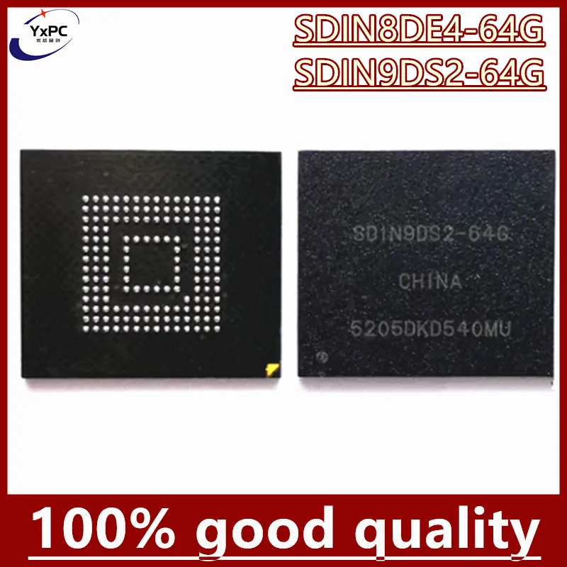 Sdin8De4-64G Sdin9Ds2-64G Sdin8De4 Sdin9Ds2 64G Bga153 Emmc 64Gb Di Memoria Flash Ic Chipset Con Palline