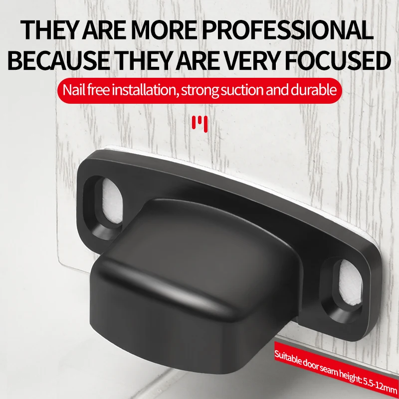 Home Decoration Magnetic Silent Suction Household Bedroom Free-punch Door Suction Anti-collision Door Stop Floor