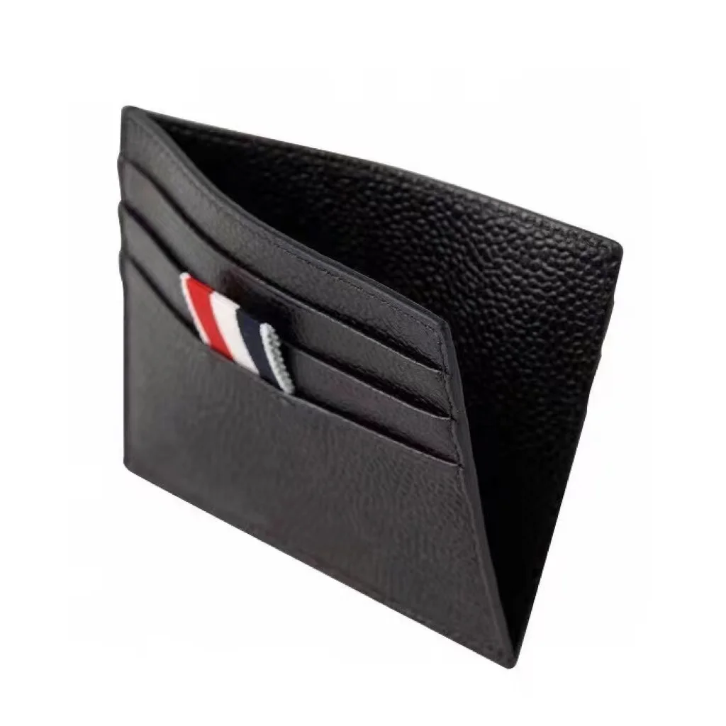 

TB THOM Soft Wallet Luxury Brand Style Two Side Leather Mini Credit Card Waterproof Business Causal Card Holder Coin Purse