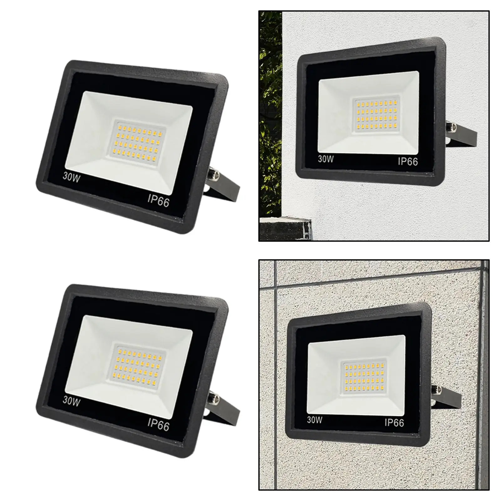 LED 투광 조명 야외 작업 조명, 밝은 벽 조명, 30W