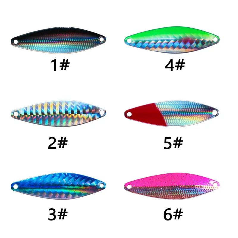 Metal Jig Fishing Lures 3.5g 5.7g 11g 14g 18g Spoon Bait Stream Trout Bait Swimbait Trout Chub Perch Salmon Fishing Accessories