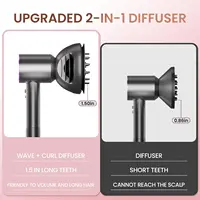 Nouveau buse de diffuseur 2 en 1 pour Dyson Supersonic HD16 Nural SenCiciMen X13, accessoires de fixation de diffuseur de sèche-cheveux, buses 6