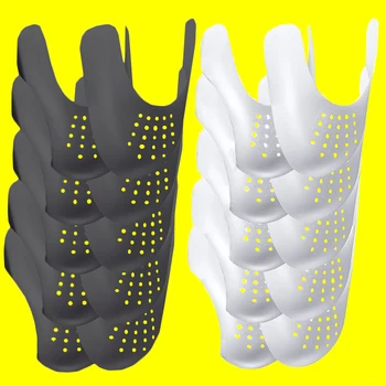 5 쌍 신발 주름 방지 보호기 바스켓볼용 신발 머리 접기 보호 덮개 스니커즈 프로텍터 신발 들것 드롭 배송 도매